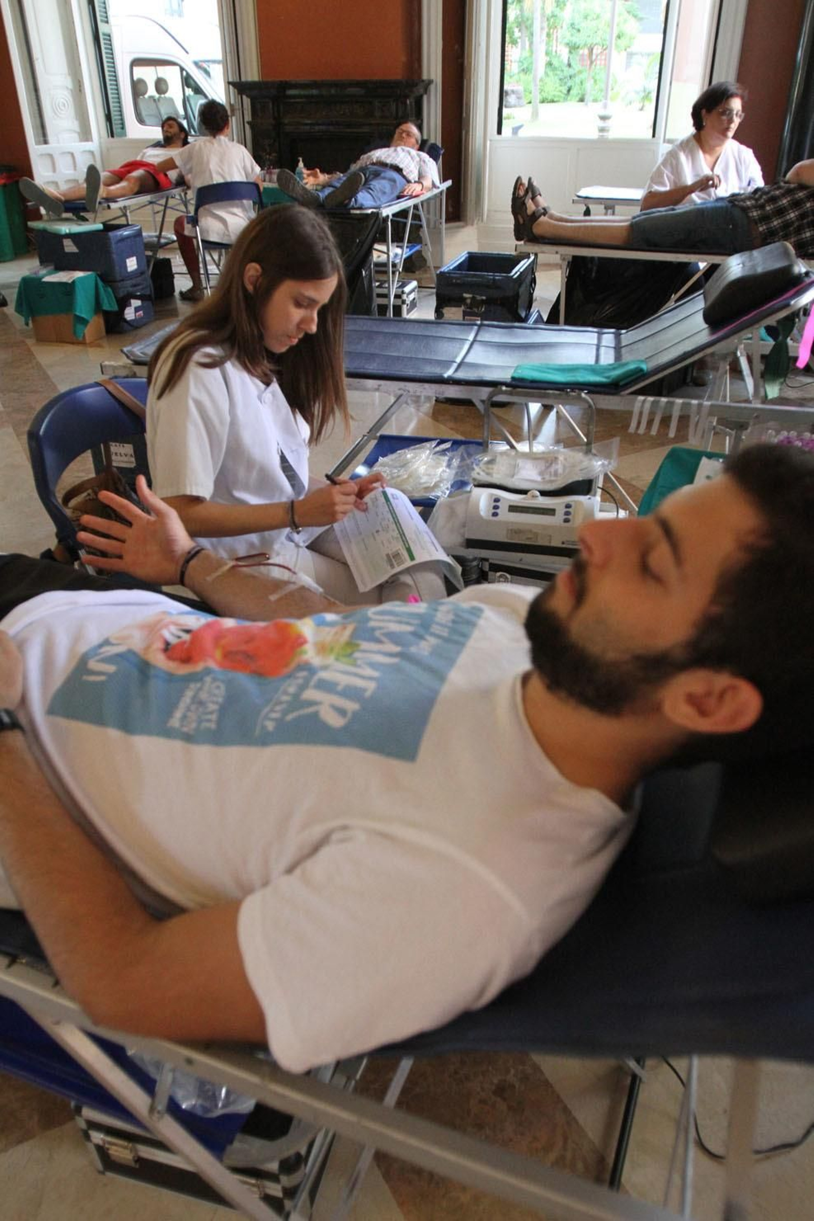 Macrocolecta de sangre en la Casa Colón