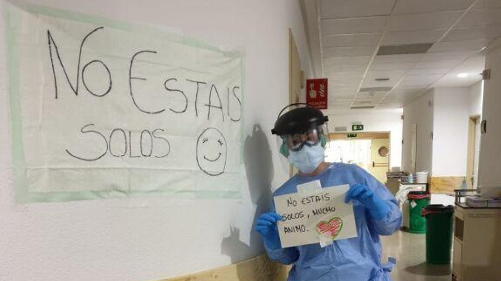 Una enfermera en el hospital de La Inmaculada