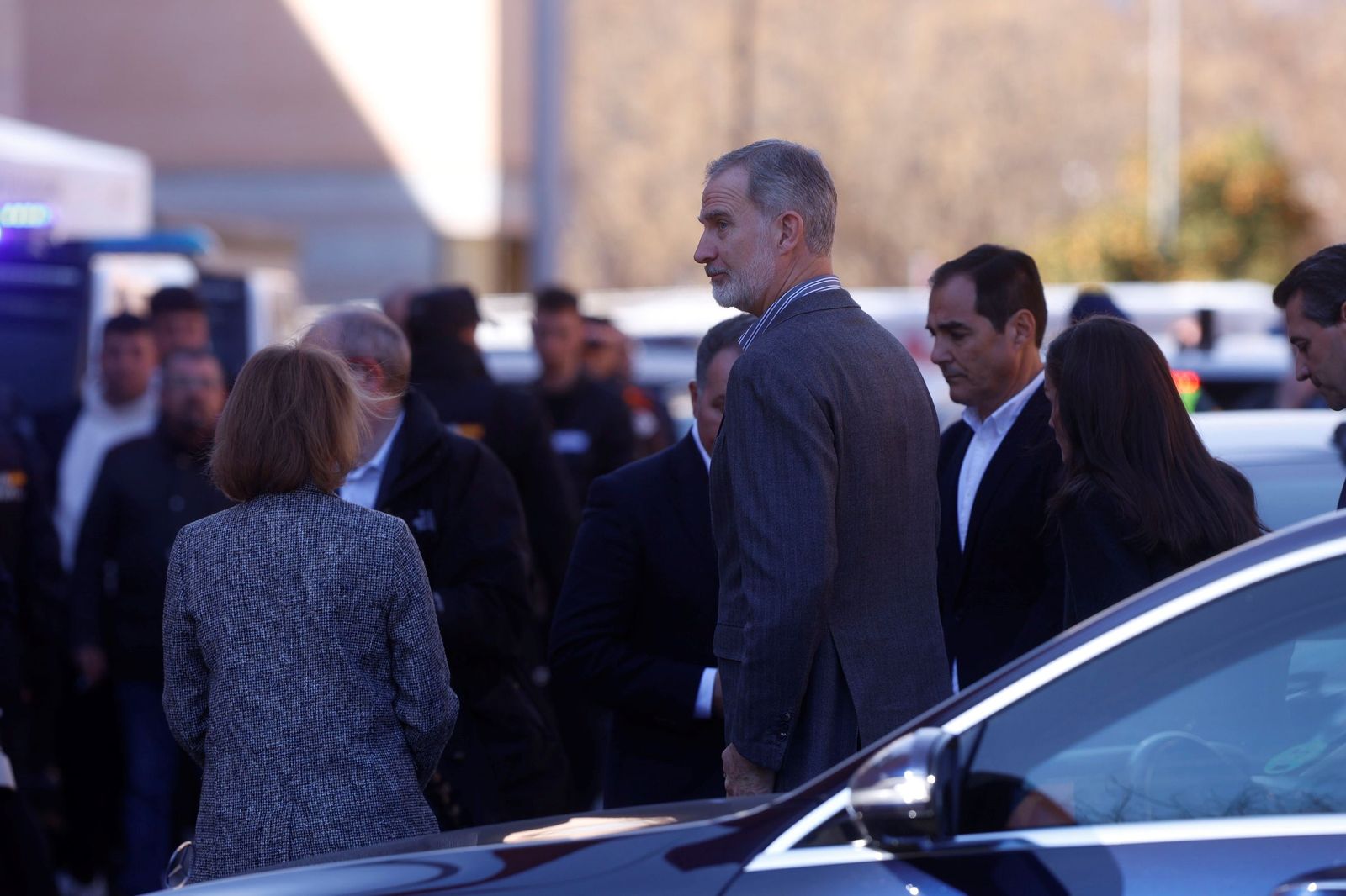 La visita de los Reyes a los heridos del accidente de Adamuz en el Hospital Reina Sofía