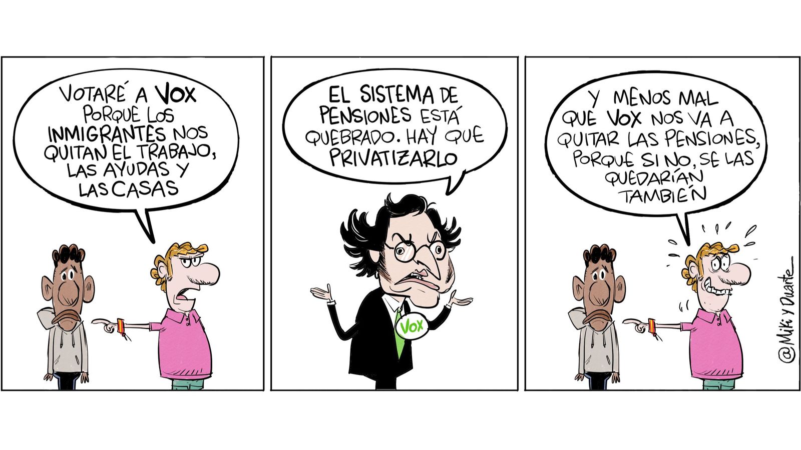 Vox y las pensiones