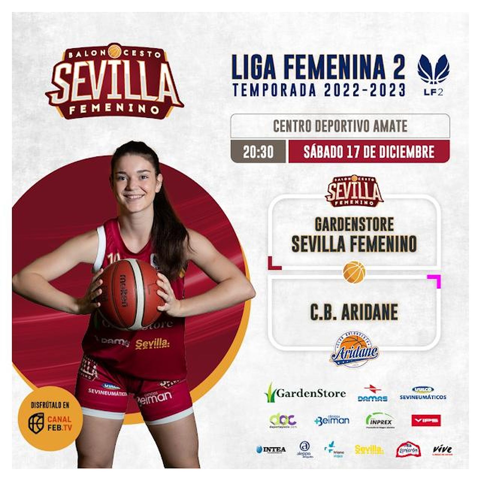 Cartel del encuentro que se disputará este sábado en Amate.