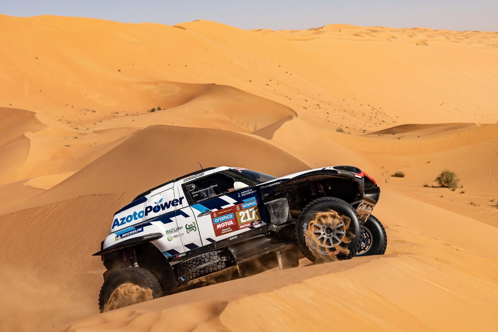 Las mejores fotos del Dakar por las dunas