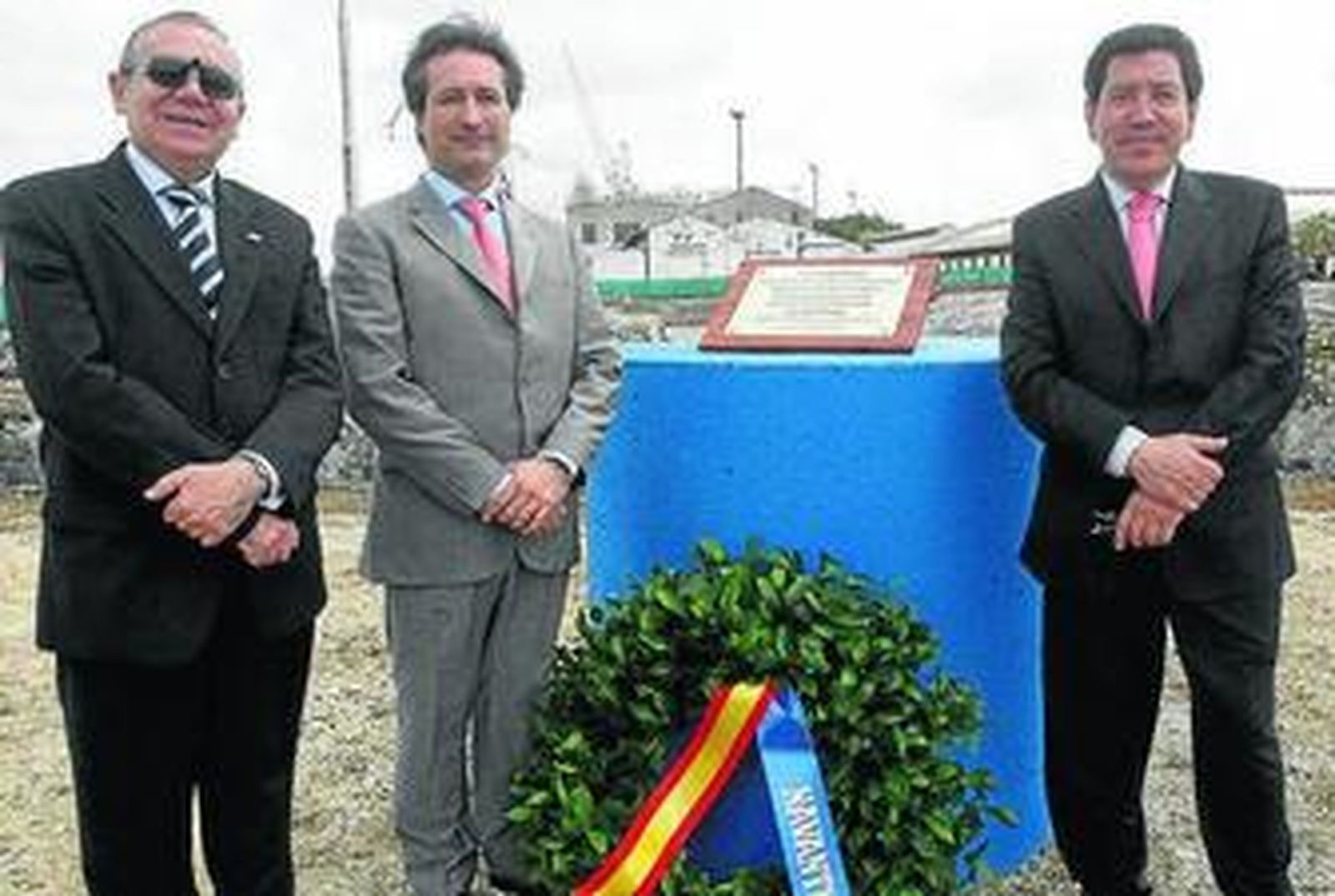 Juan Torrejón (izq.), Fernando Miguélez y José Antonio Barroso.