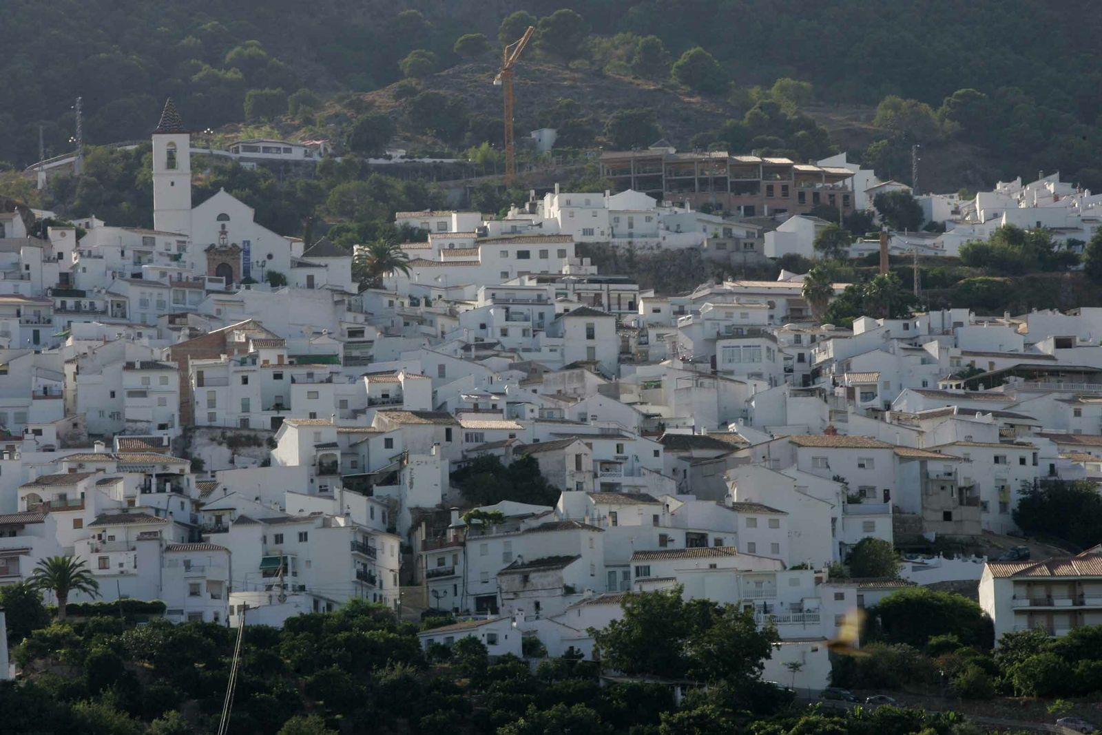 Vista general del municipio de Casarabonela.