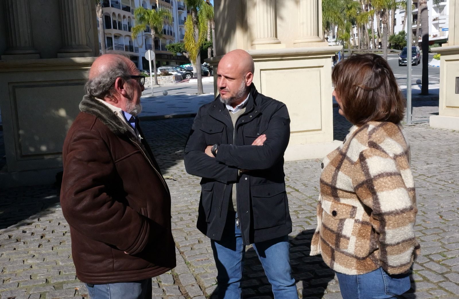 Rodrigo Alonso durante una visita a Almuñécar