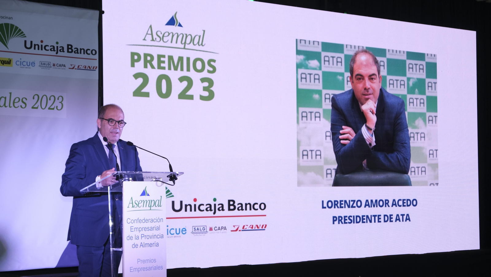 Imágenes de la gala de entrega de los Premios Asempal 2023, en el Hotel Playadulce