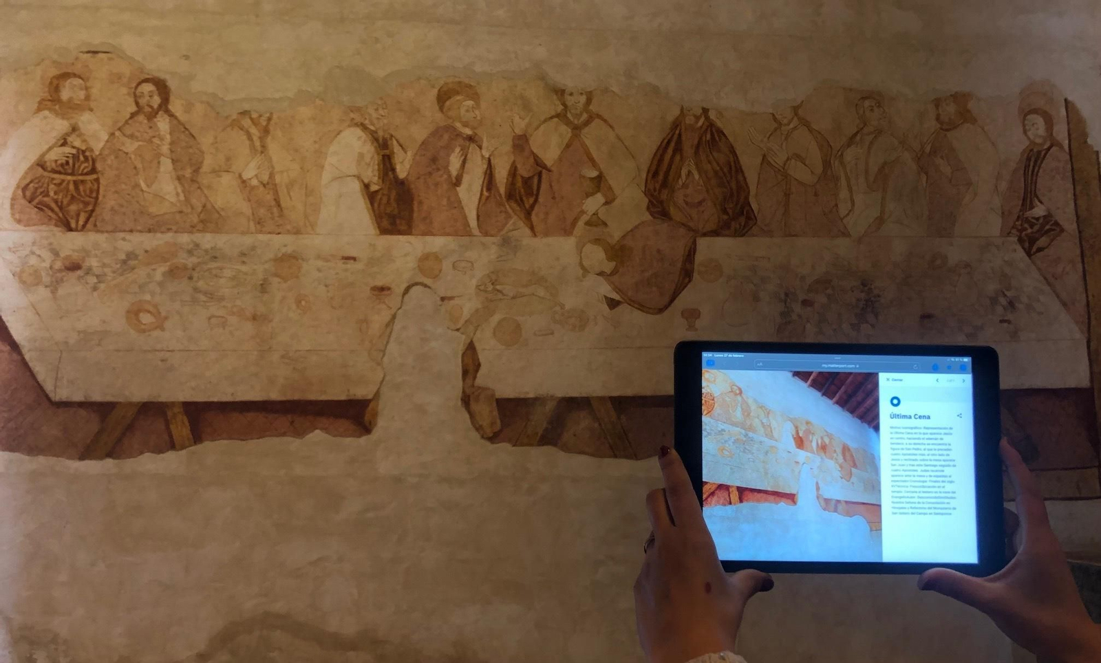 Divulgación digital de las pinturas murales serranas.