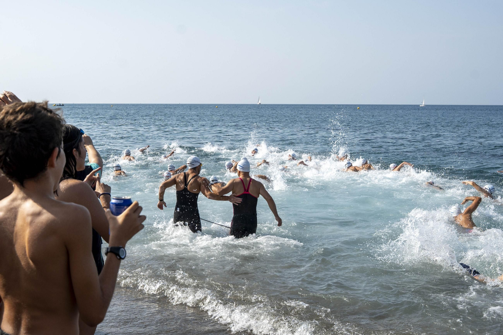Travesía a nado Carlos Tejada de Almería