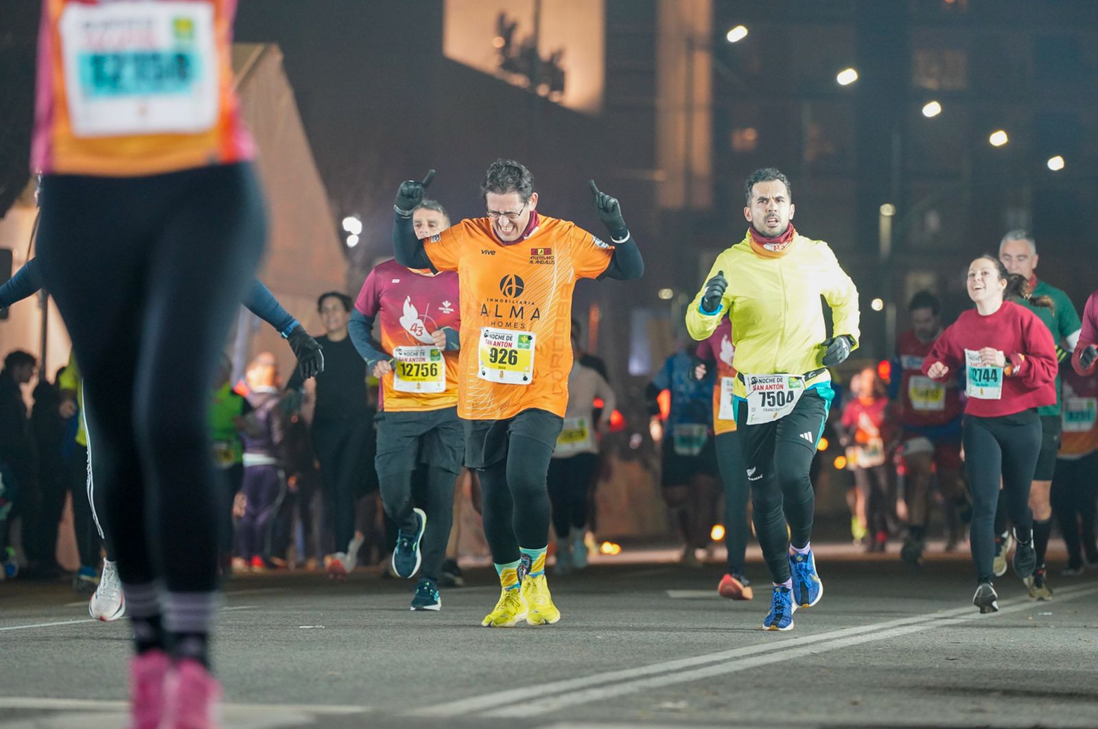 En imágenes: búscate en tu llegada a meta de la Carrera de San Antón 2026 (13)