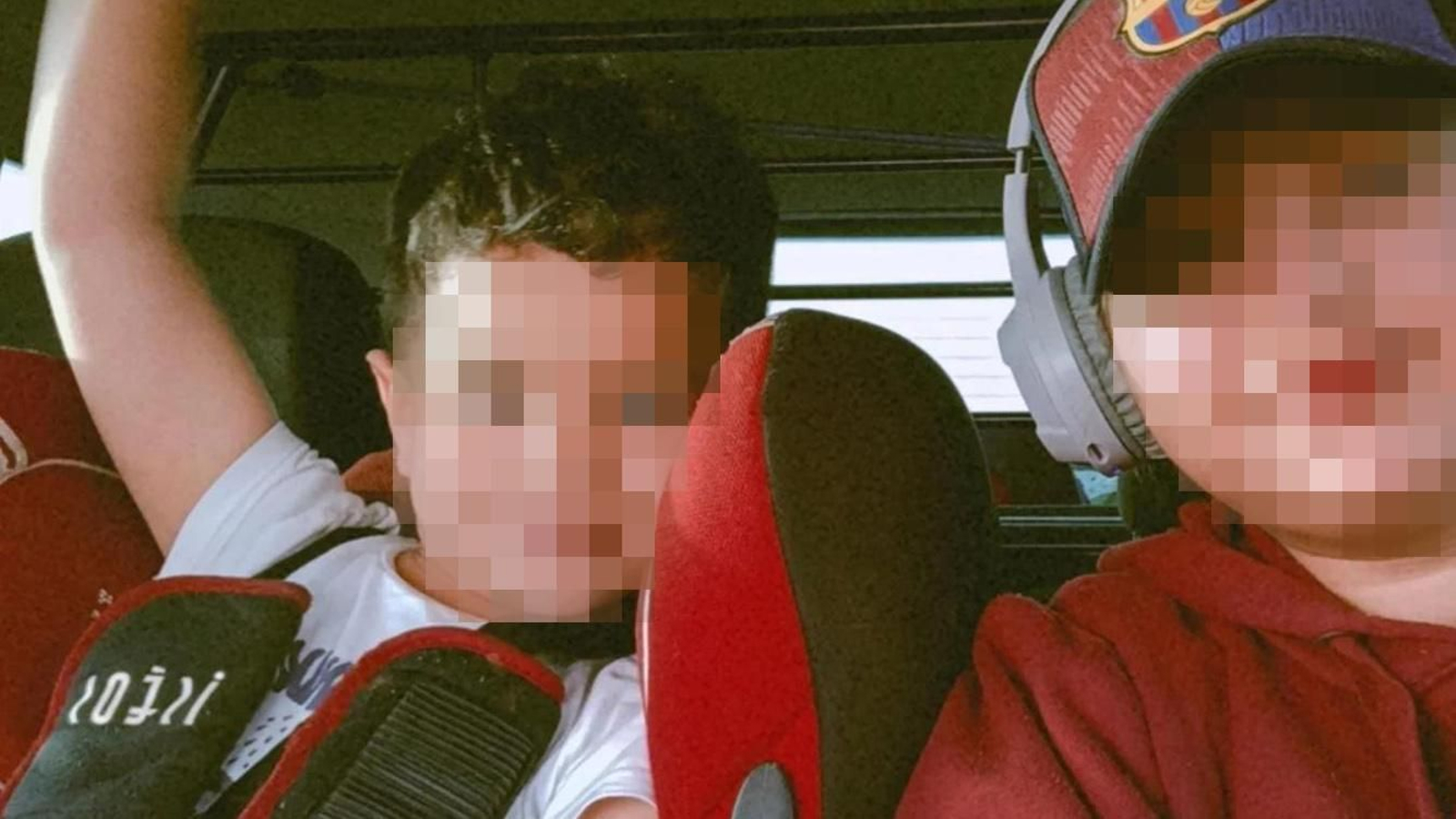 El niño Lucca junto a su madre en una foto compartida por ella en las redes sociales.