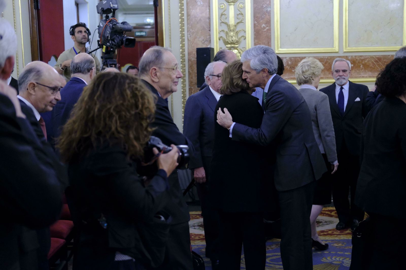 Las imágenes del homenaje a Pérez Llorca en el Congreso