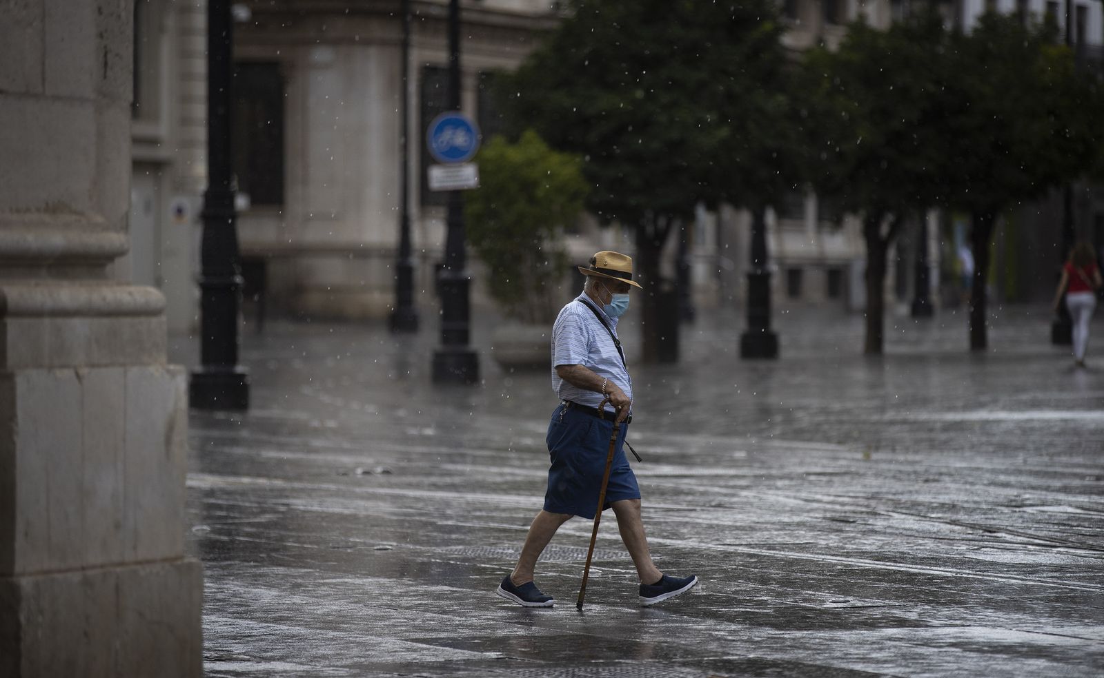 Las imágenes de la granizada en Sevilla
