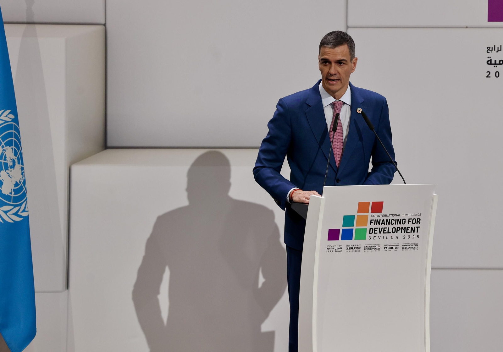 Las fotos de la primera jornada de la cumbre de la ONU en Sevilla