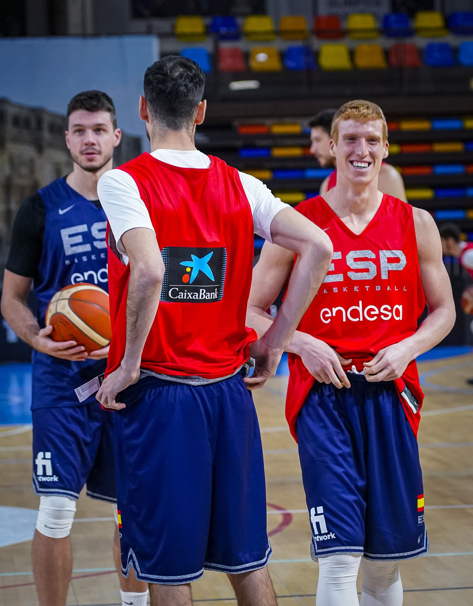 Fotos: Los jugadores del Unicaja ya entrenan con España