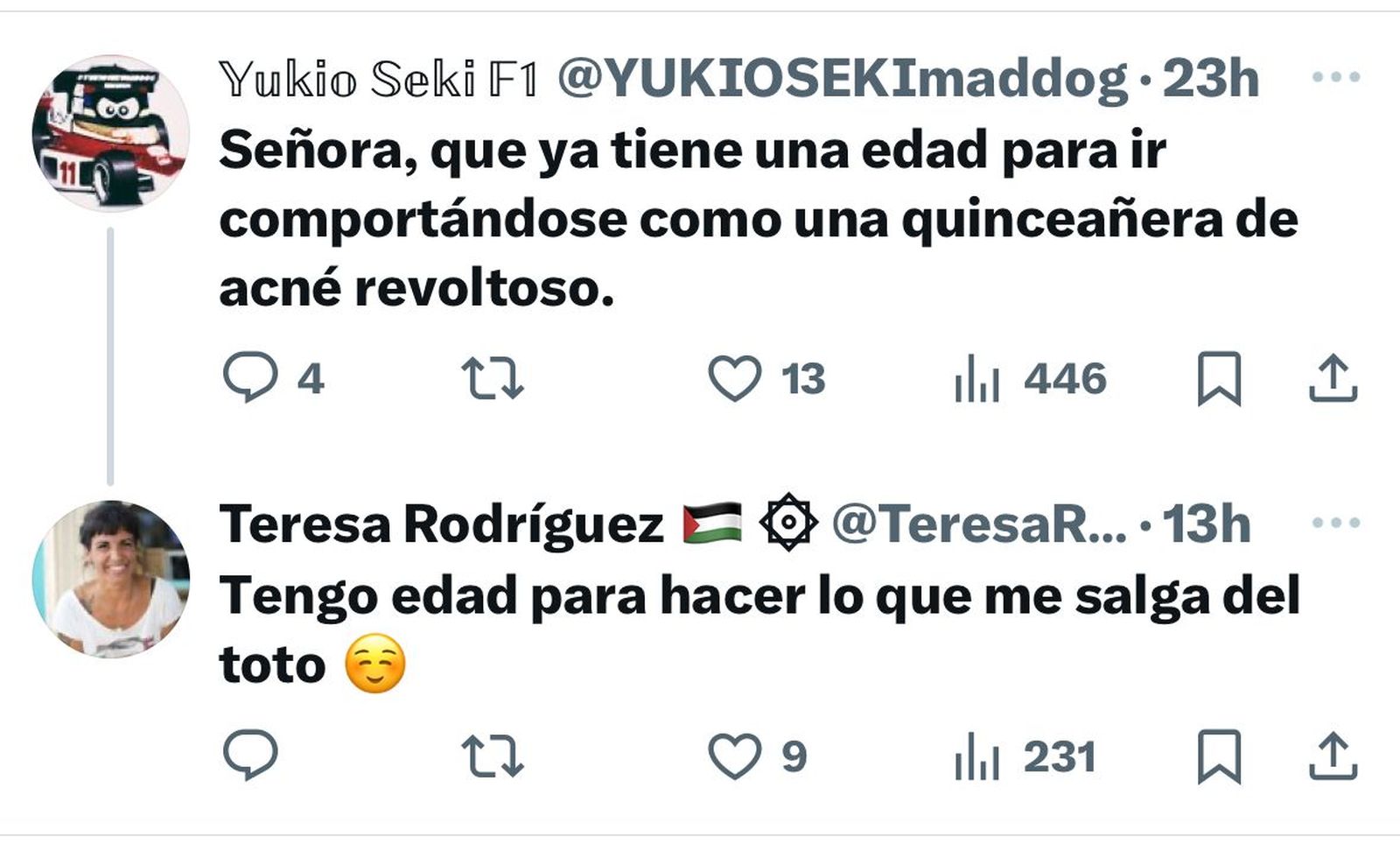 La buena educación de Teresa
