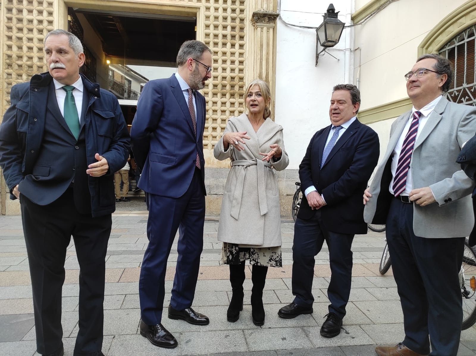 La consejera Patricia del Pozo, en su visita al Conservatorio Superior de Música Rafael Orozco de Córdoba.
