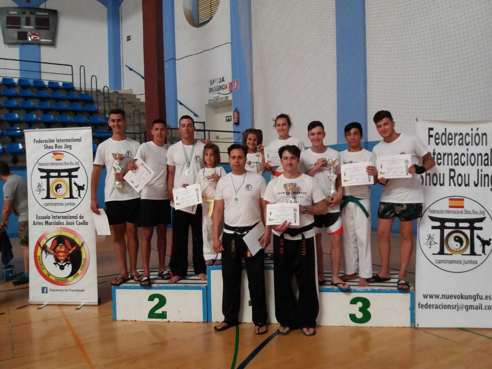 Tres oros, una plata y dos bronces para el Spartan Jerez