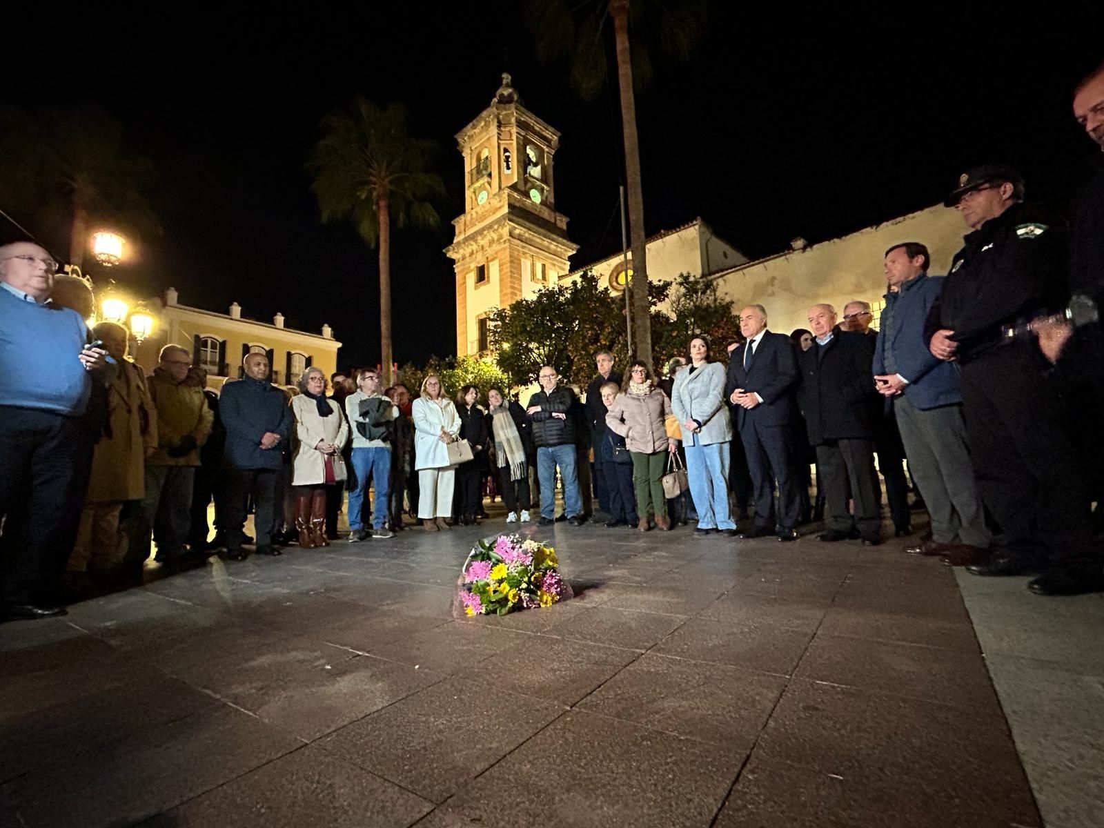 Homenaje a Diego Valencia en la Plaza Alta, en el primer aniversario de su fallecimiento.