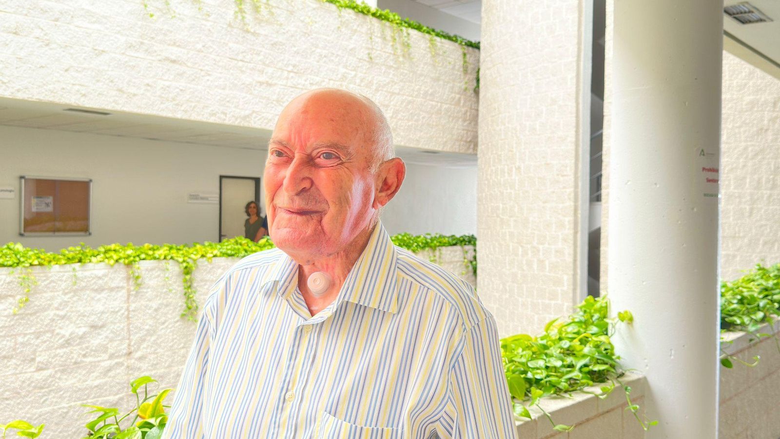 Aurelio Zarandieta, paciente de 81 años.