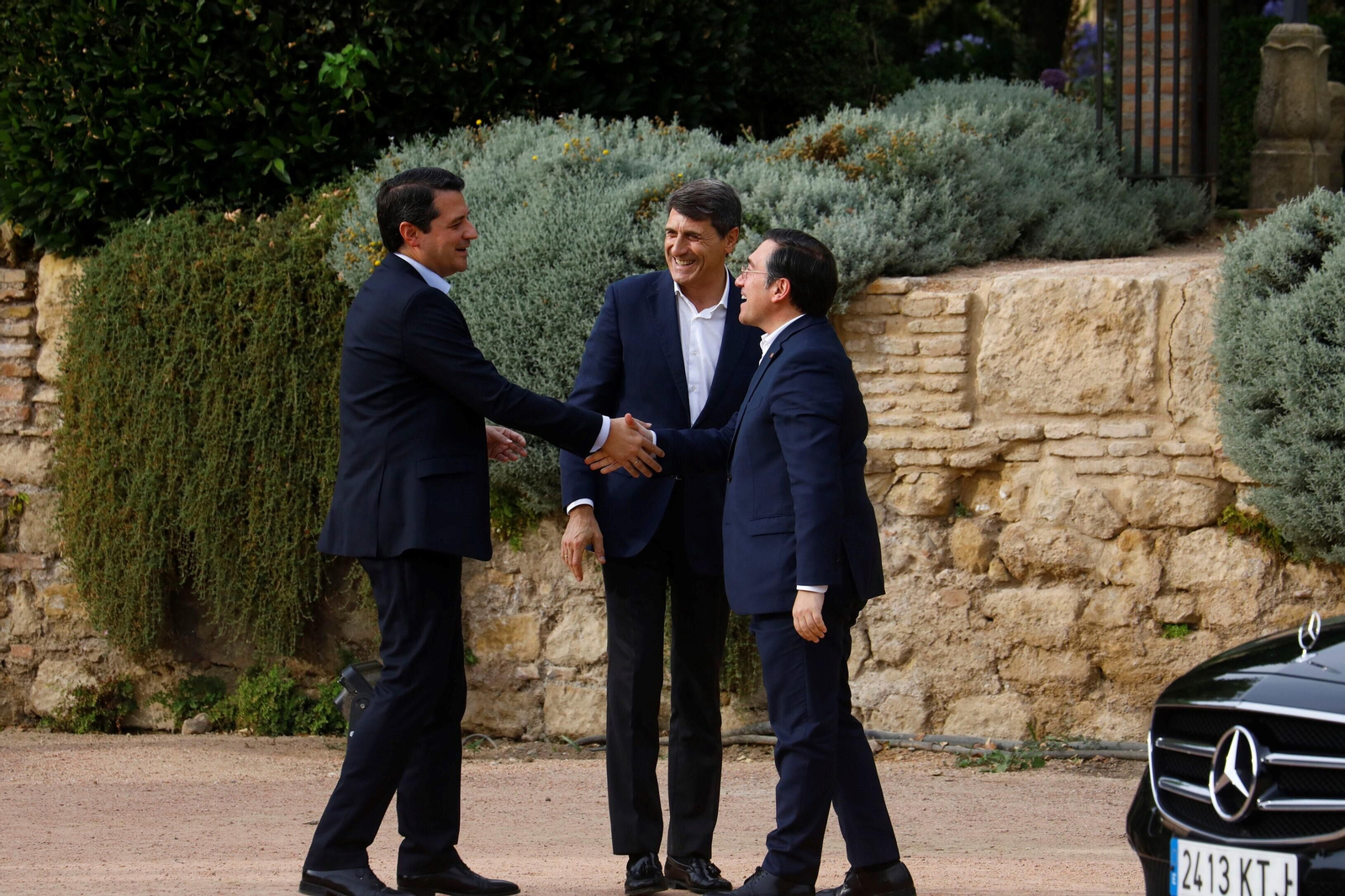 Los reyes Felipe VI y Abdalá II, en el Alcázar de los Reyes Cristianos de Córdoba