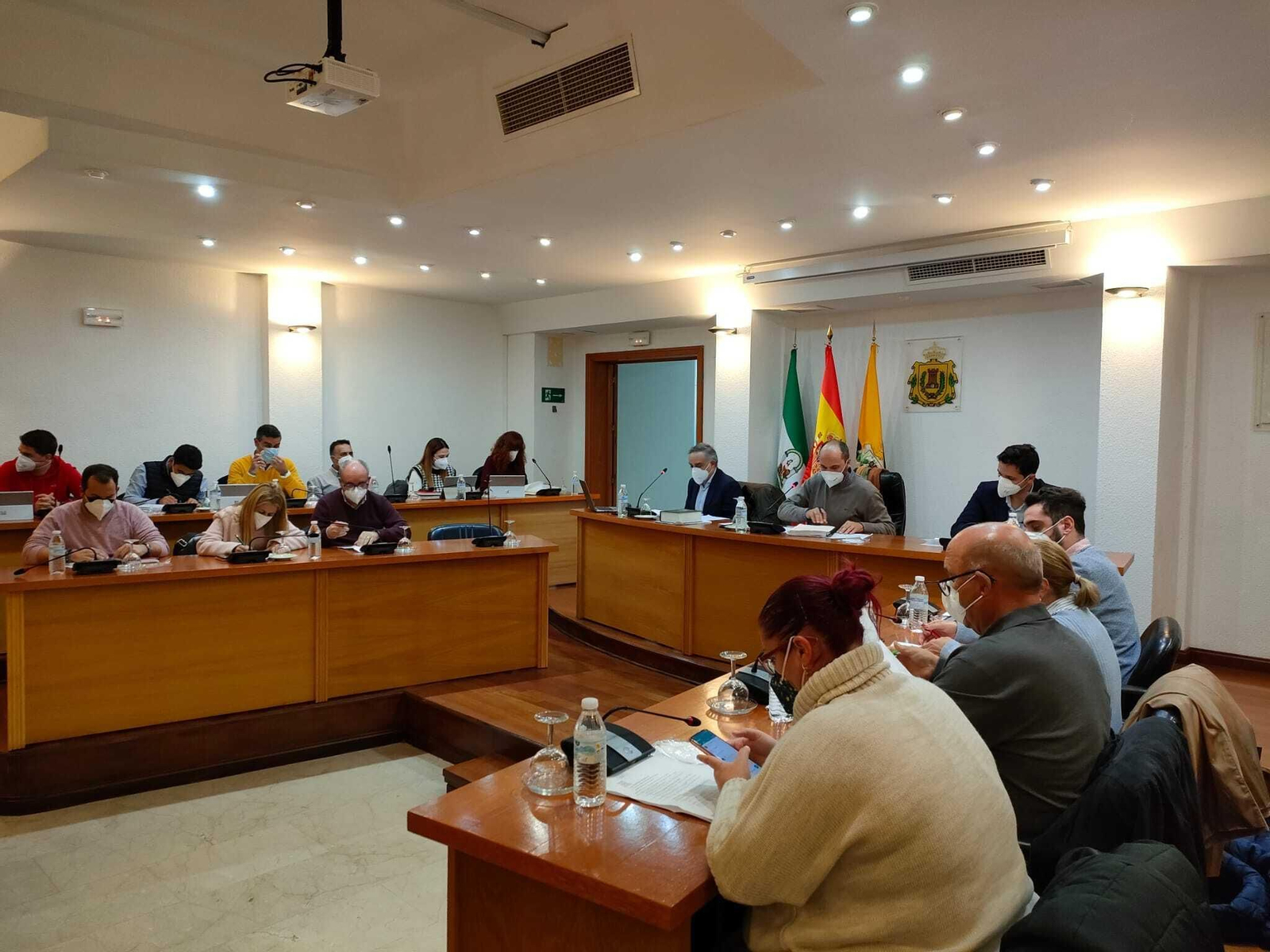 El Pleno celebrado este lunes.