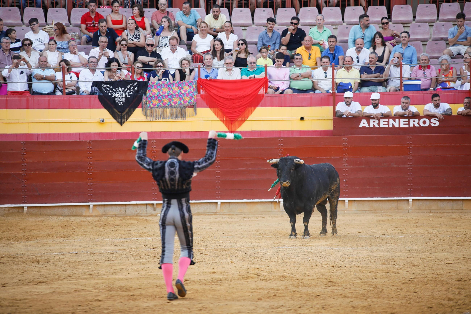 Imágenes de la corrida de toros en Roquetas de Mar