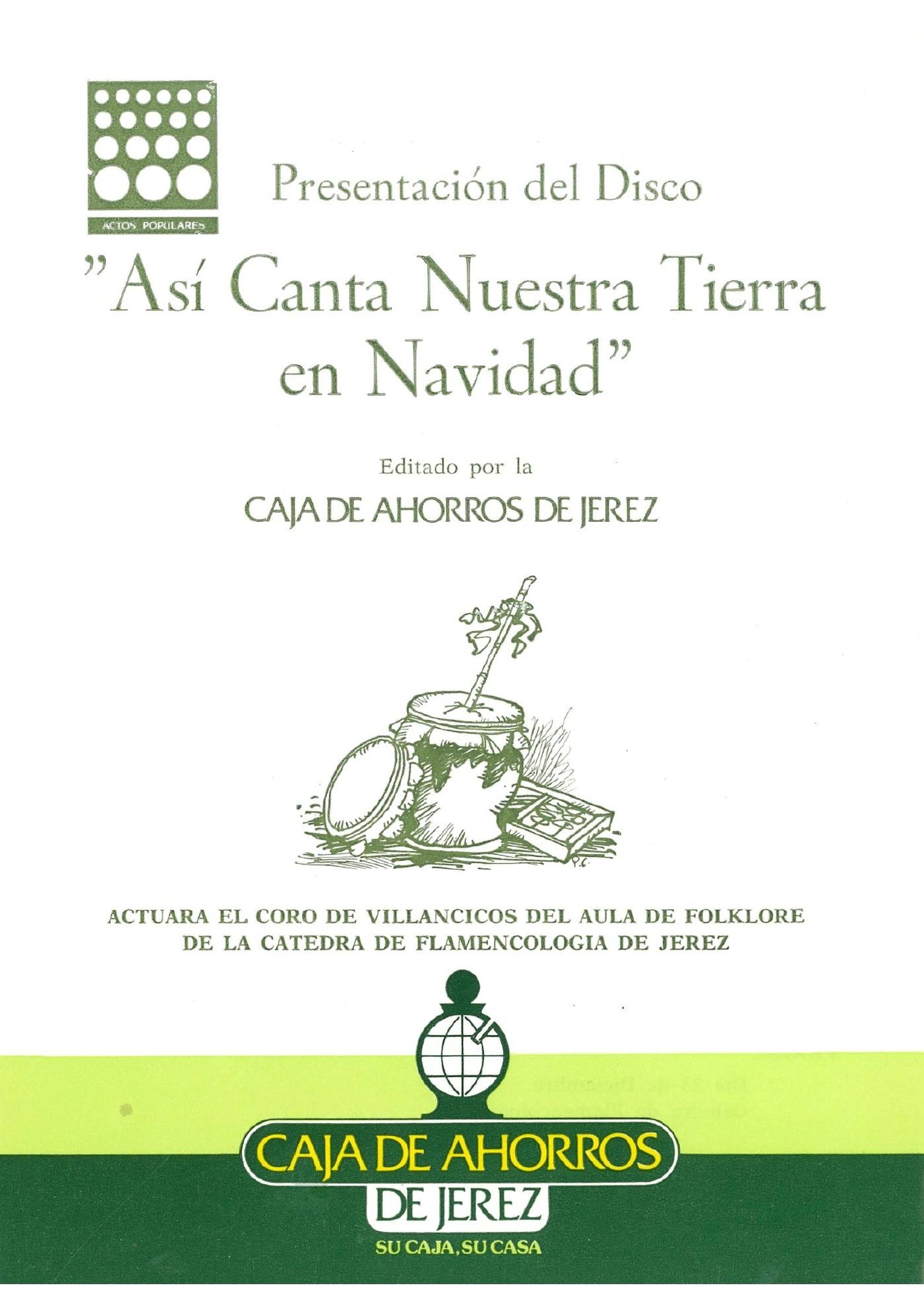 Cartel de presentación del primer disco en 1982