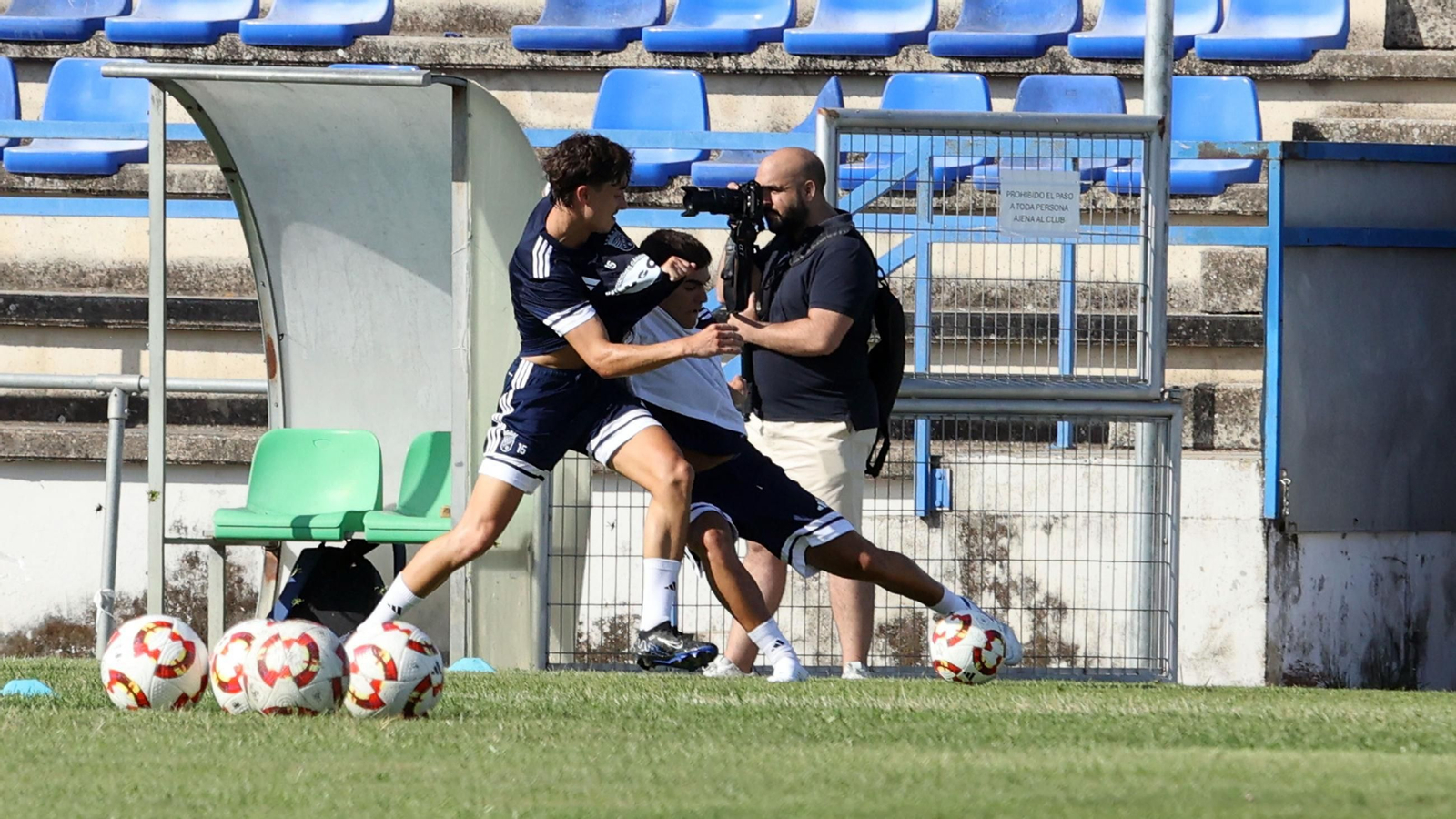 Primer entrenamiento del Xerez CD en el Pedro Garrido de Jerez