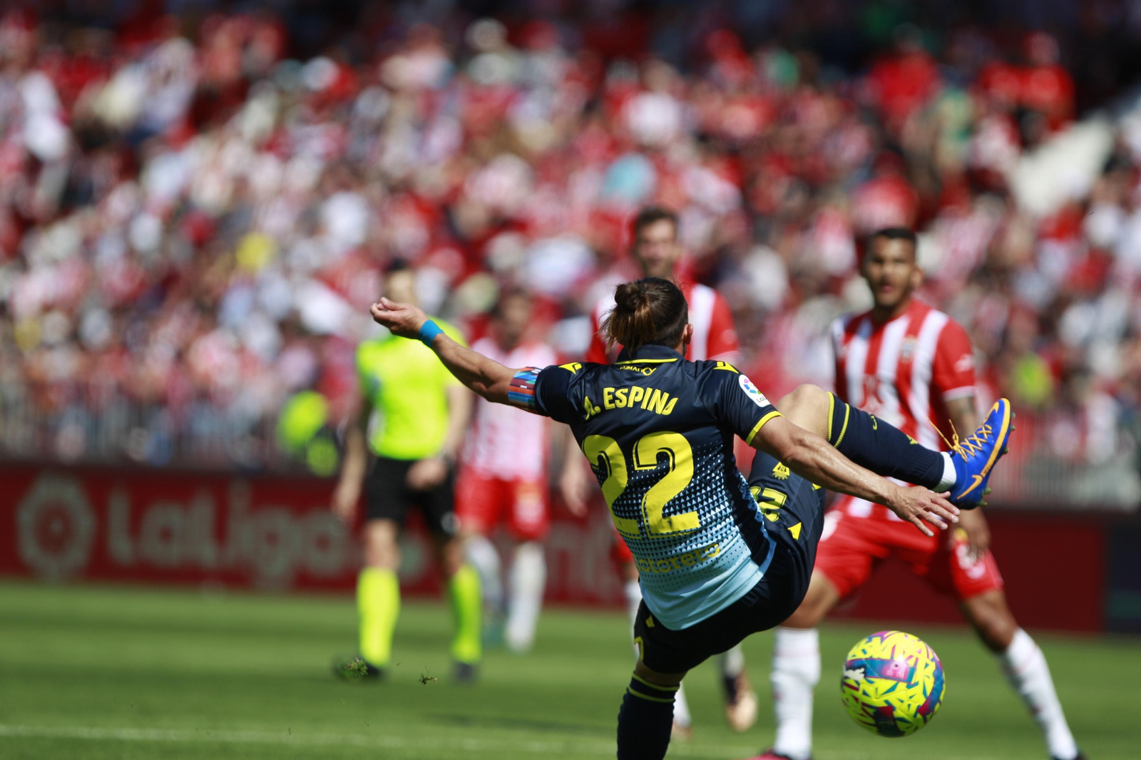 Imágenes del partido de la Liga Santander U.D. Almería-Cádiz C.F.