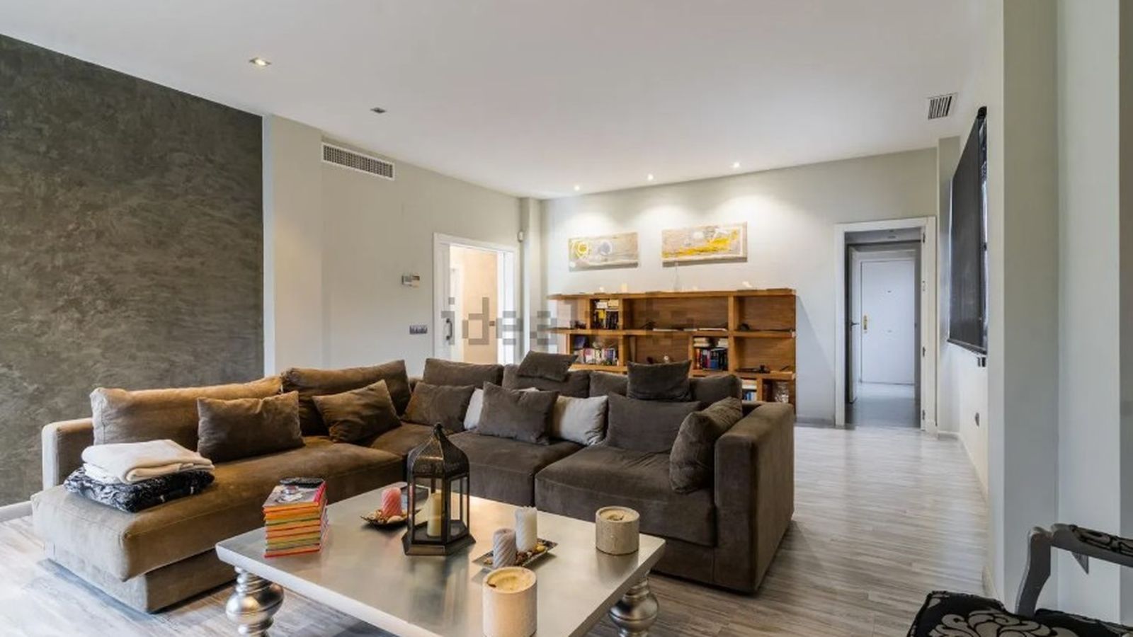 Salón de una casa chalet en venta, en El Atillo (Jerez).