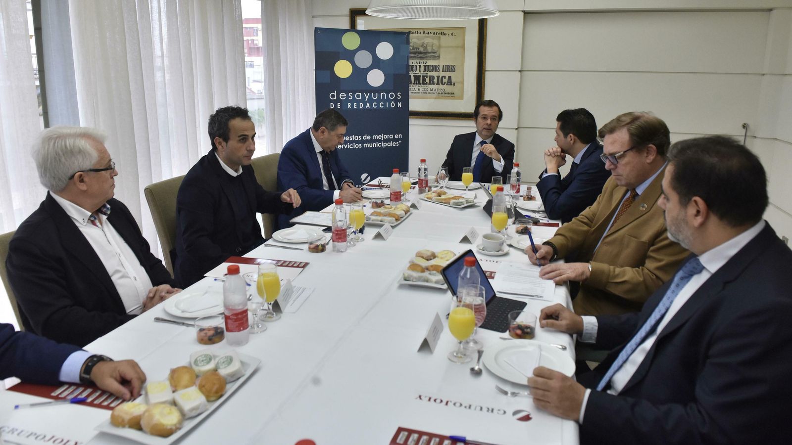 Un momento del Desayuno de Redacción.
