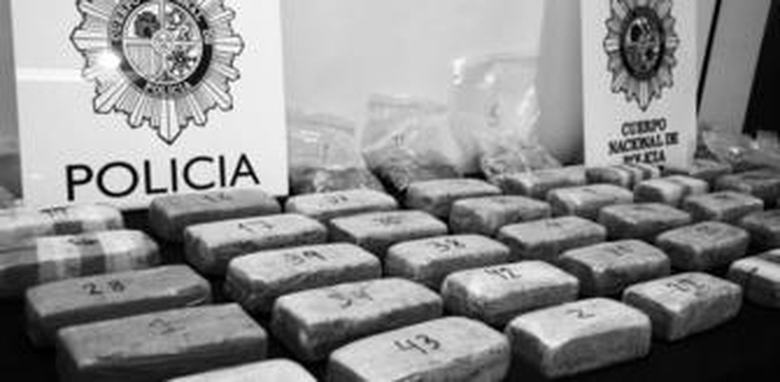 Droga intervenida por la Policía en Sevilla.