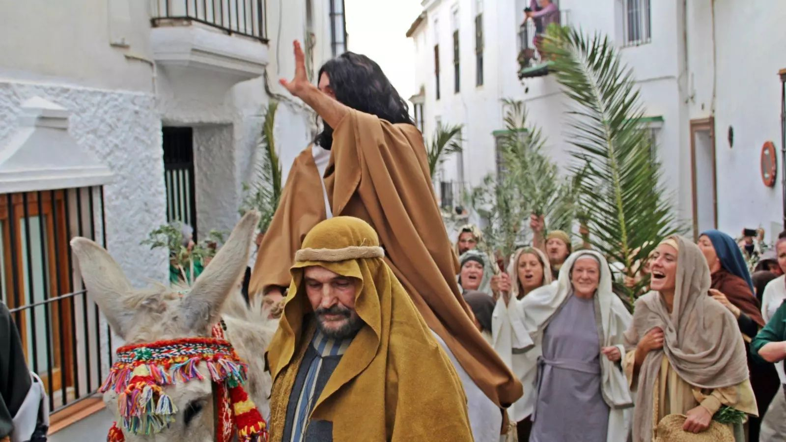 Uno de los momentos de la recreación 'La Pasión según Arcos'