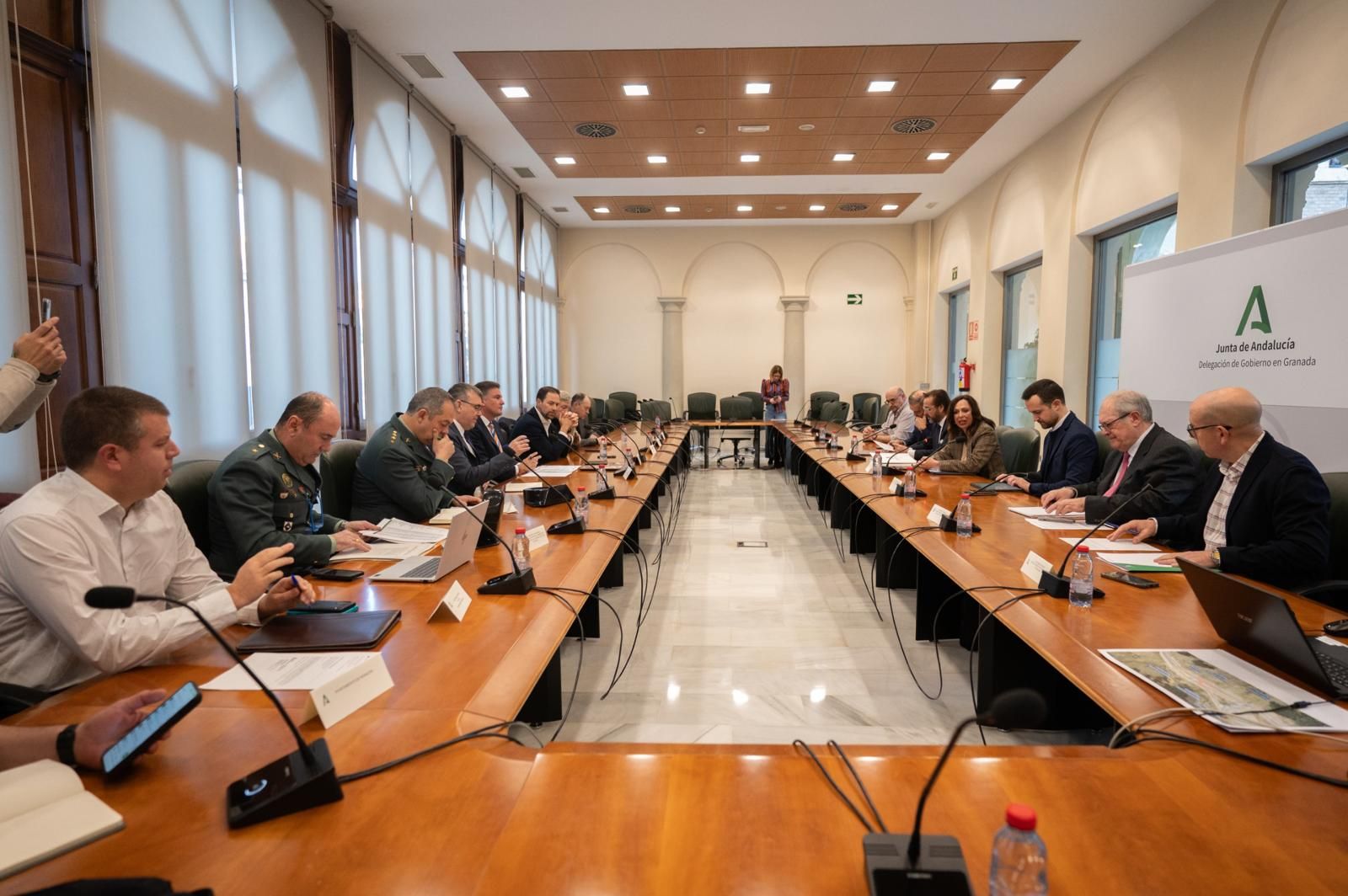 Un momento de la reunión entre las distintas administraciones.