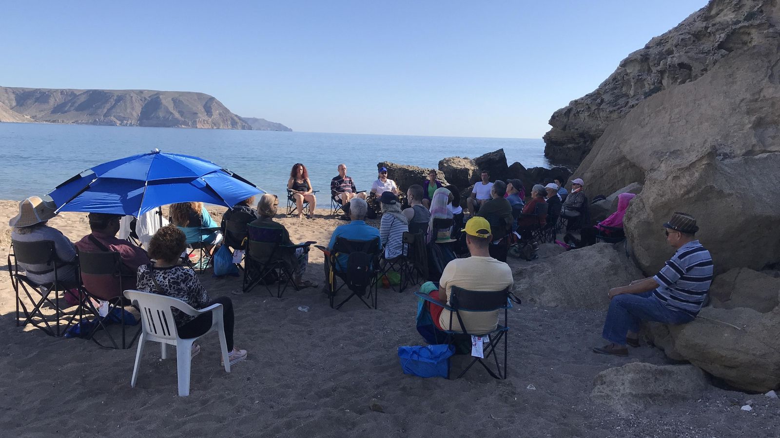 Algunos de los participantes que participaron en el taller.