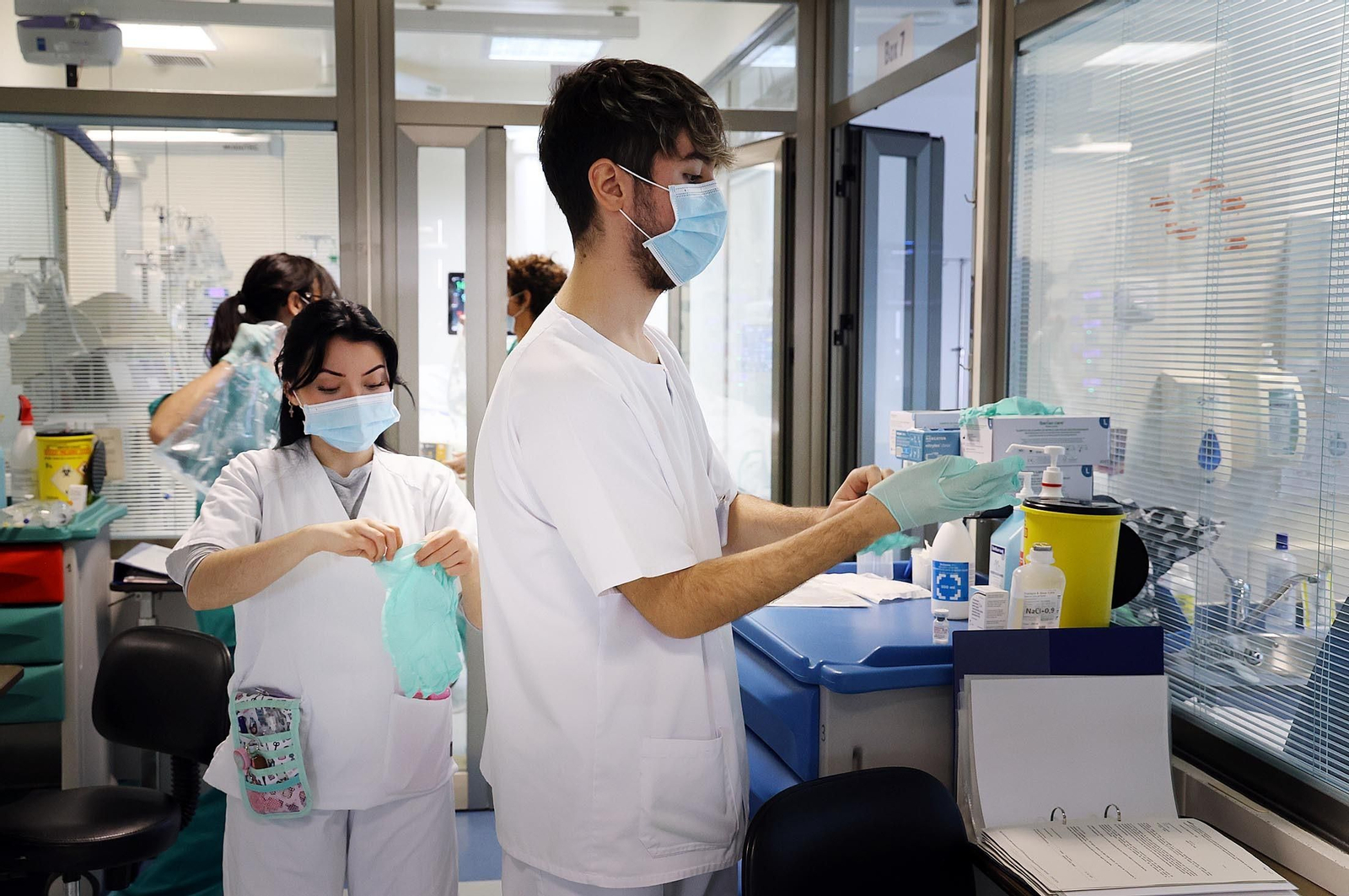 Imágenes de la UCI del Hospital Infanta Elena en Huelva