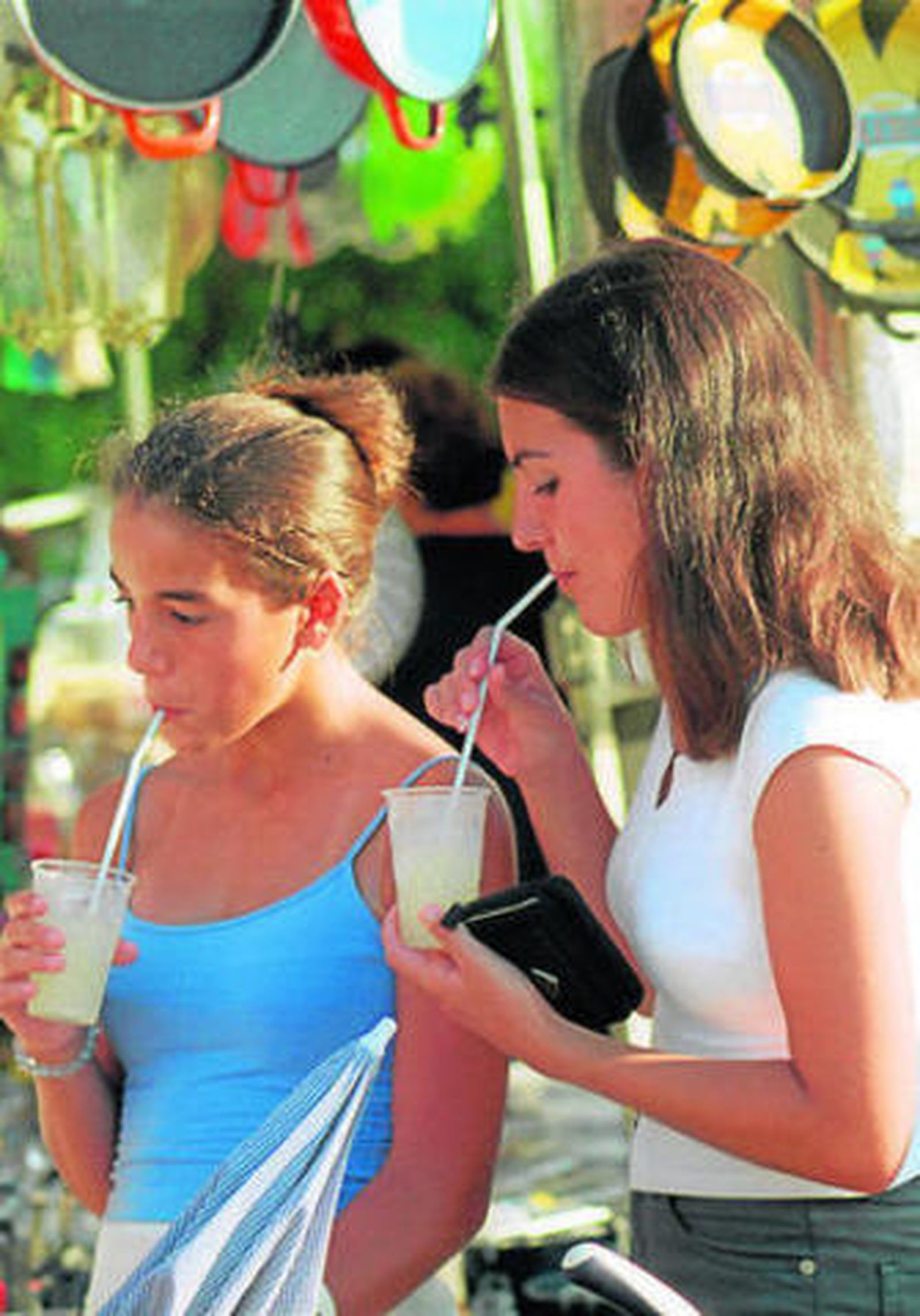 Bebidas refrescantes en los momentos de ocio.