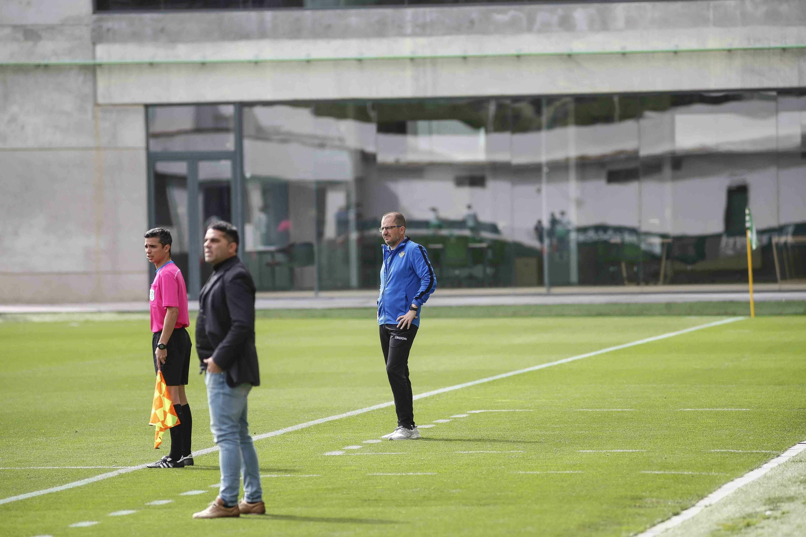 Romero, en la banda, con Fajardo en primer término.