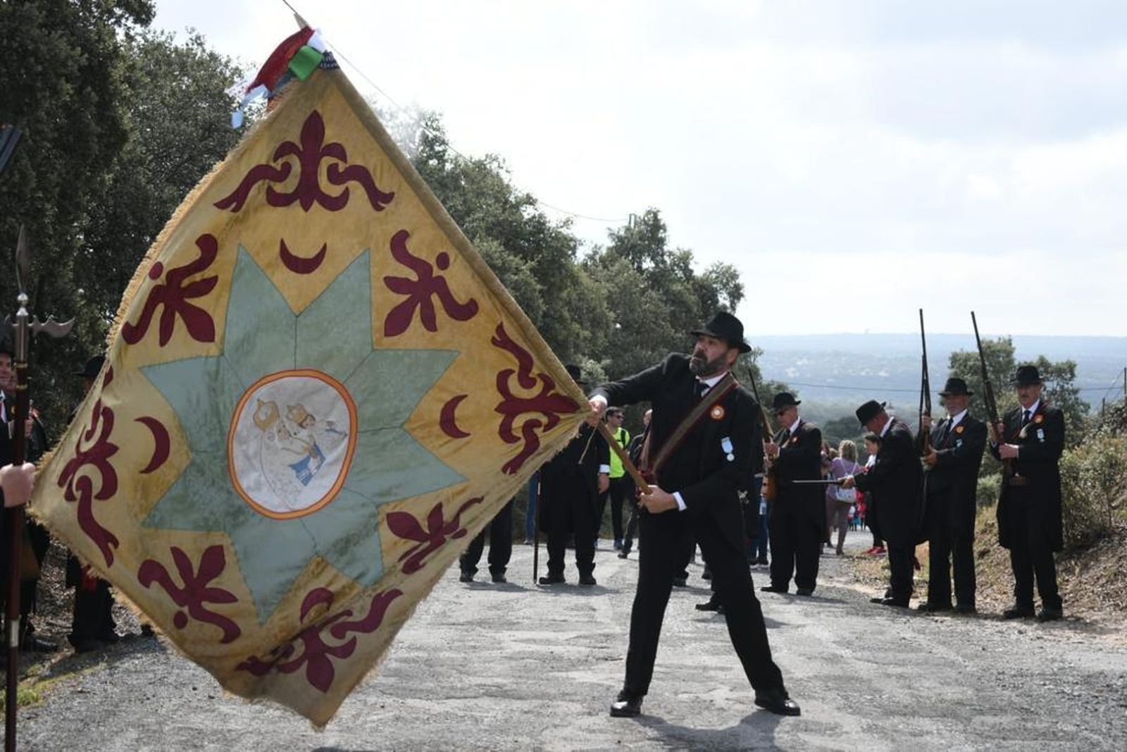 La despedida de la Virgen de Luna en Pozoblanco, en fotografías