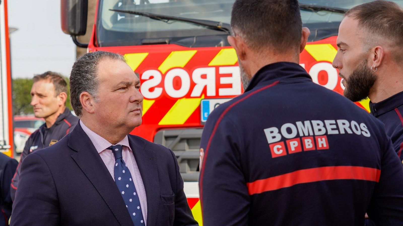 David Toscano en la presentación de los efectivos.