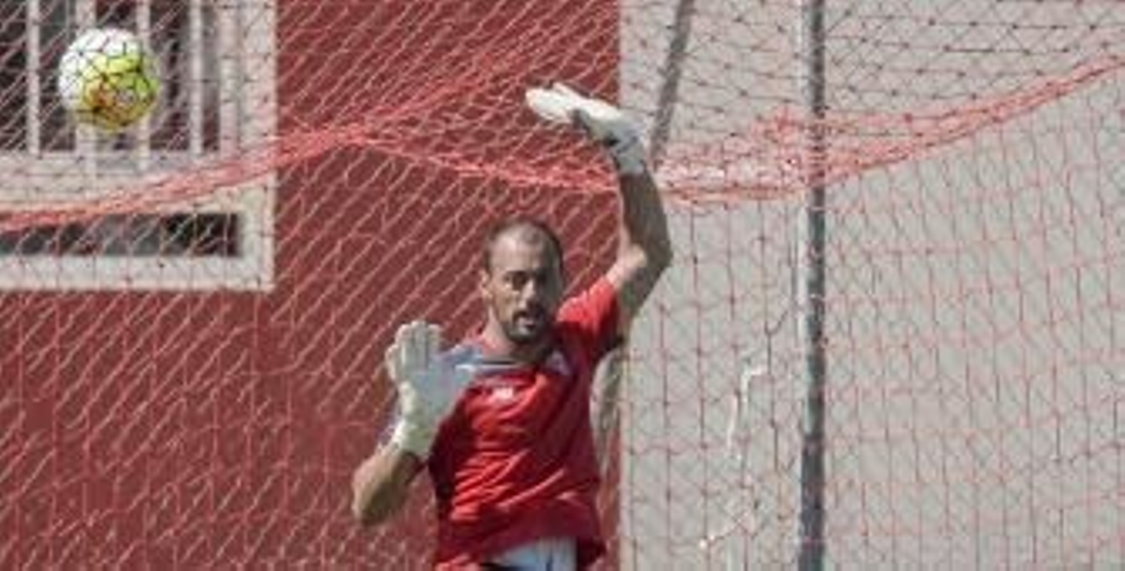 Beto, durante una sesión de entrenamiento reciente. / J. M. Paisano
