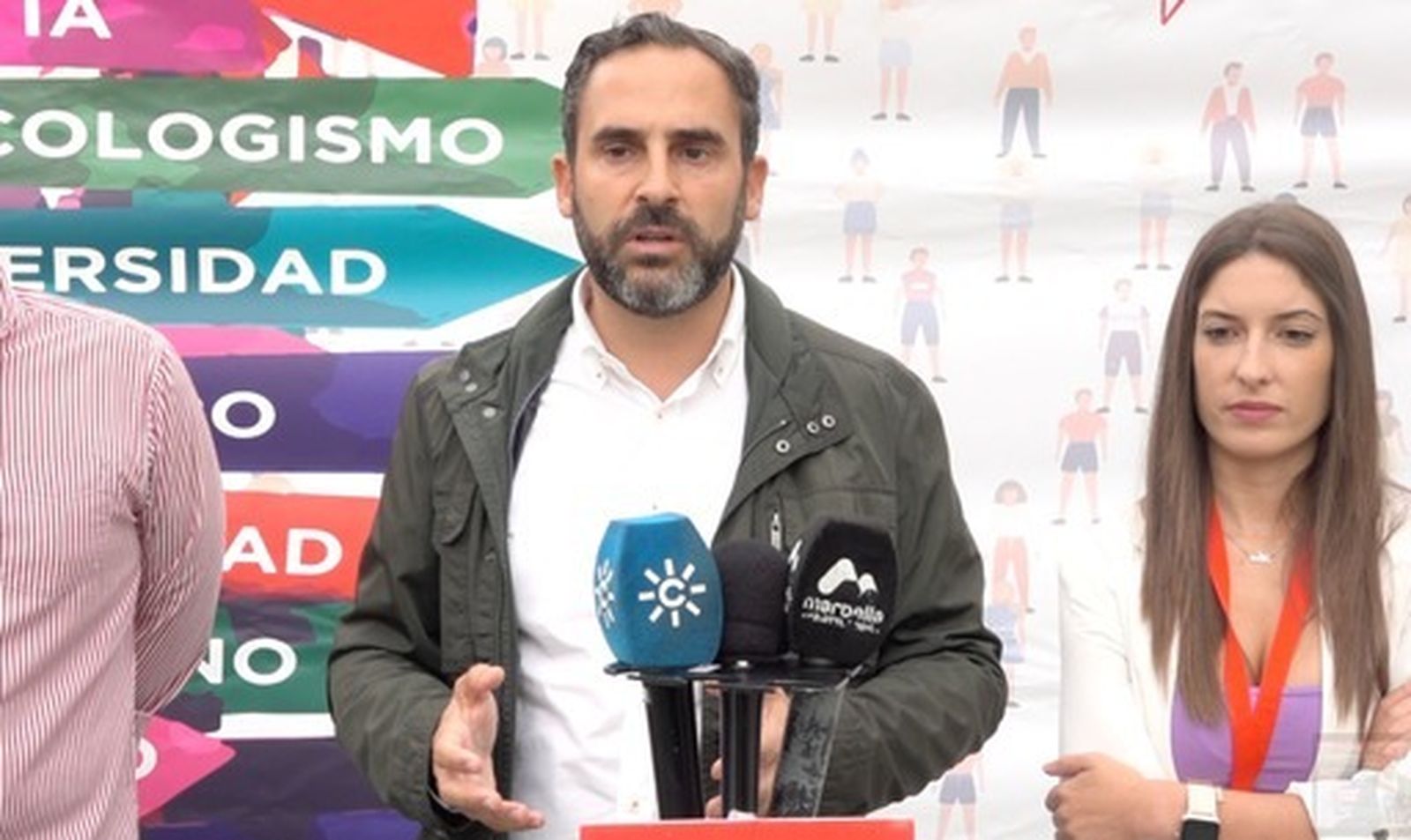 Pérez en la inauguración de las jornadas formativas de Juventudes Socialistas de Andalucía en la provincia de Málaga.