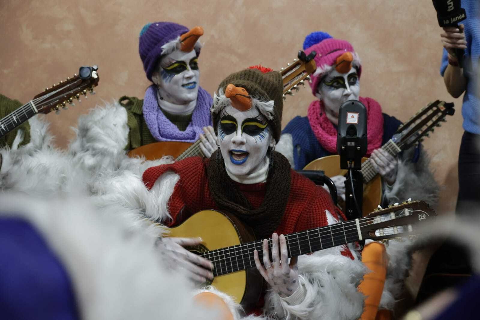 Coro Las del puerto en camerinos