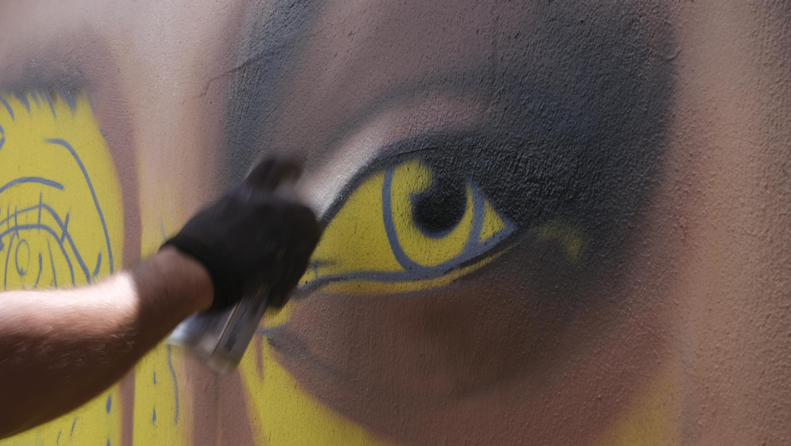 Moxaico, talento muralista almeriense