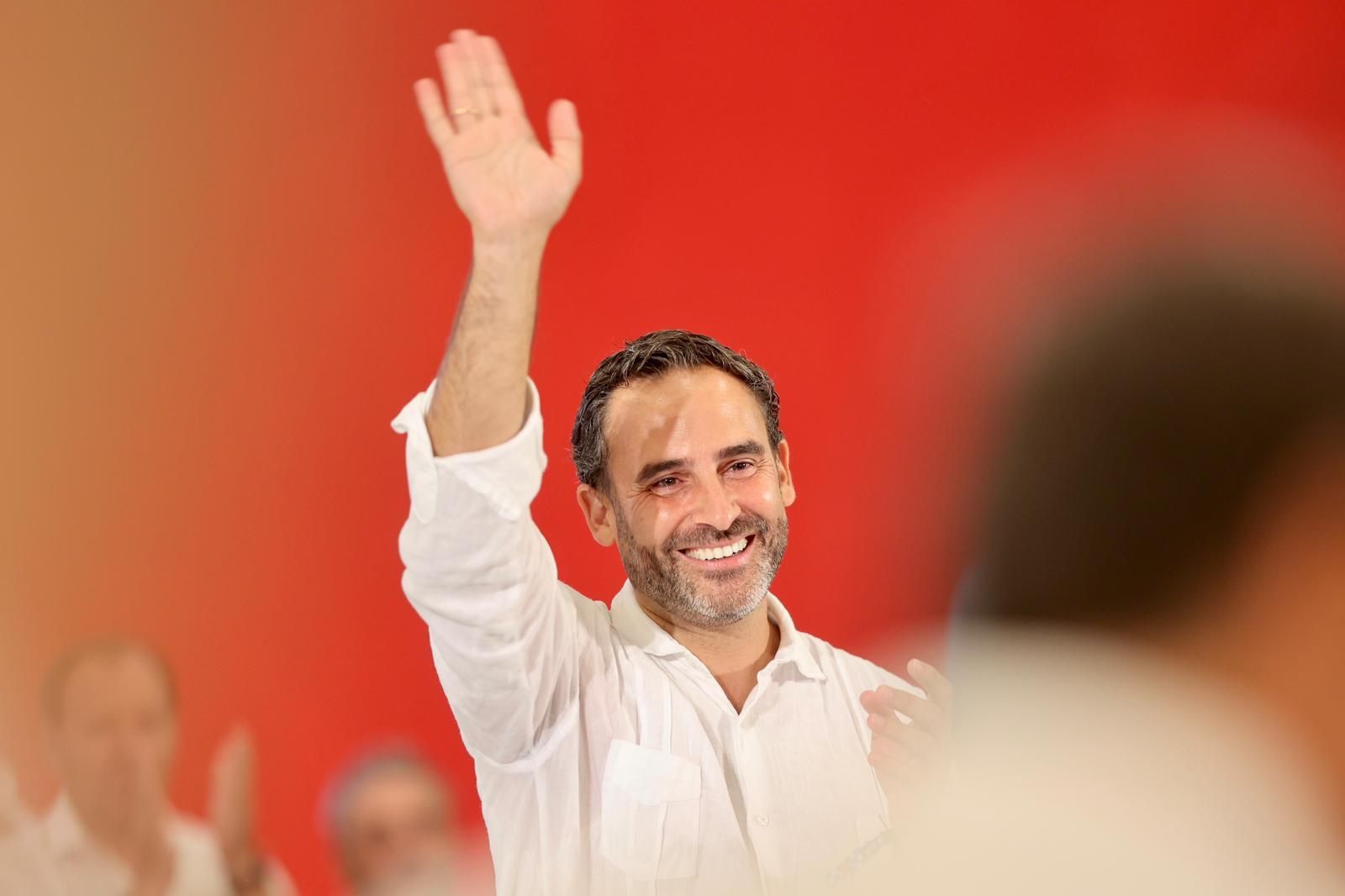 Dani Pérez durante el acto que da inicio al curso político.