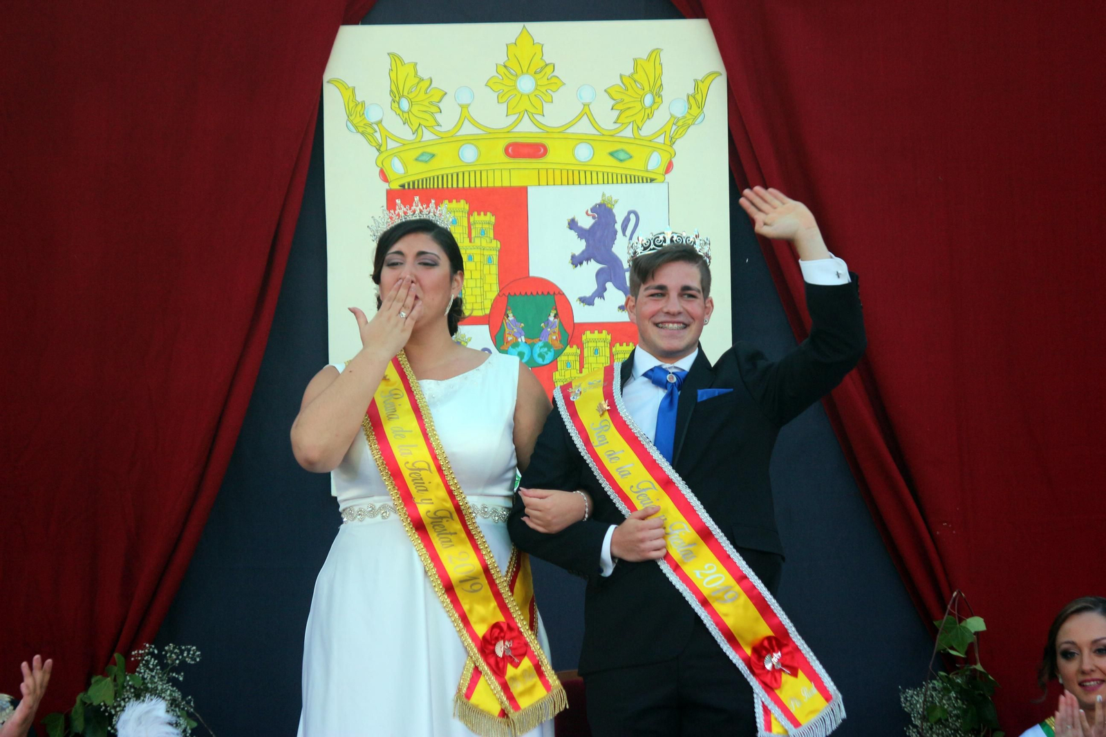 Silvia Bernal Falcón y Daniel Díaz Vasallo fueron proclamados Reyes de la Feria 2019