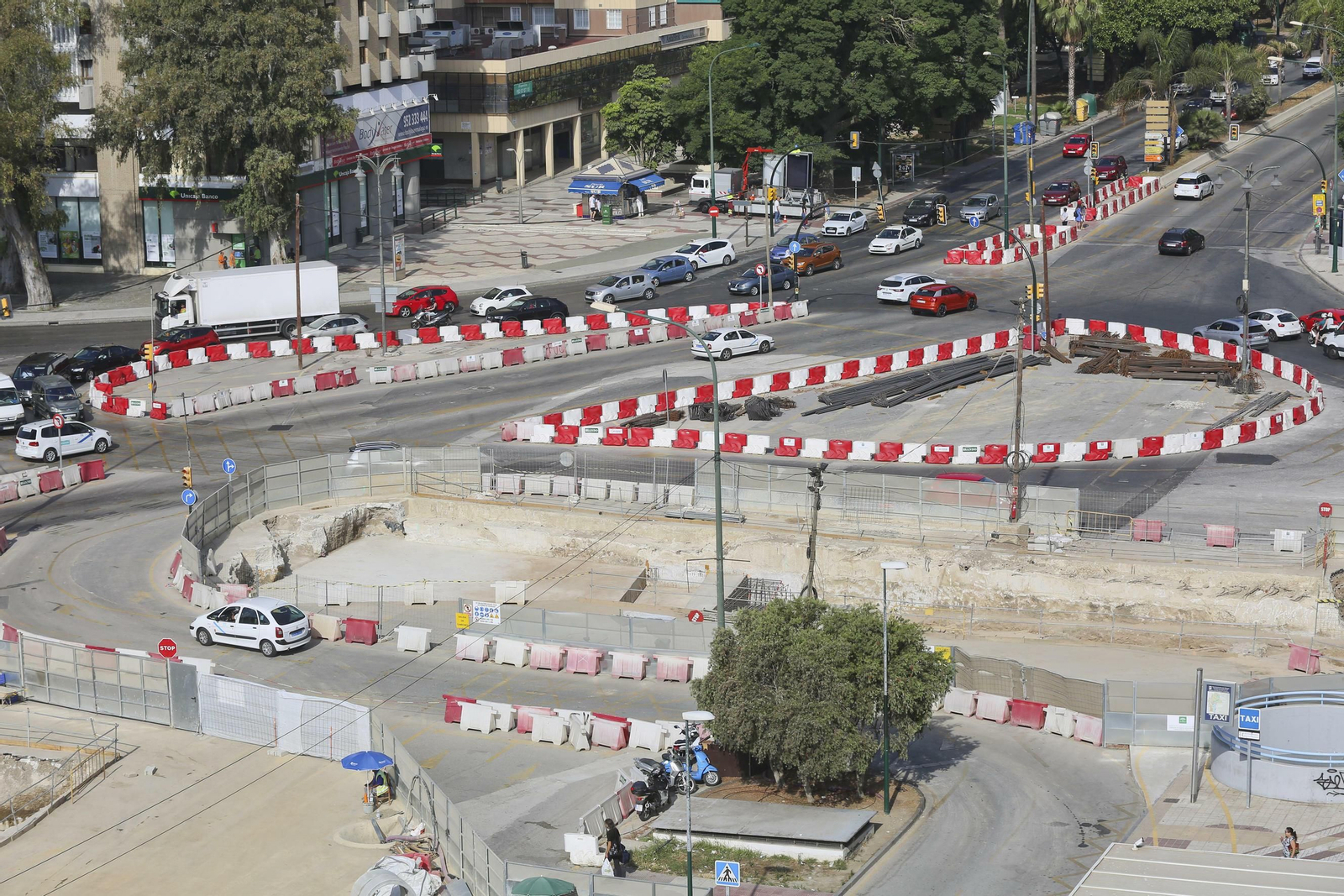 Las fotos de los restos arqueológicos en la obra del Metro de Málaga