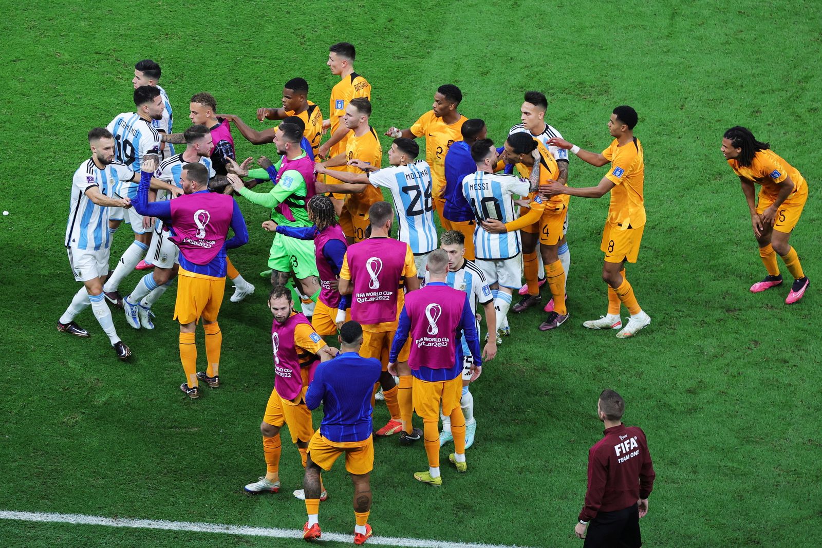 Las imágenes del Países Bajos - Argentina en los cuartos de final del Mundial de Qatar