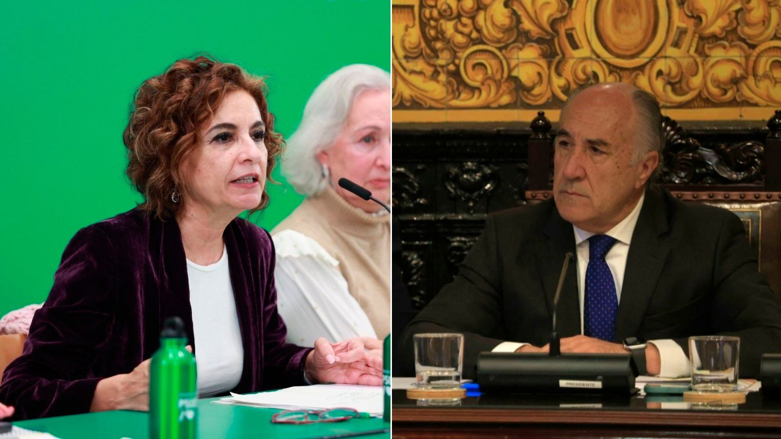 María Jesús Montero y José Ignacio Landaluce.