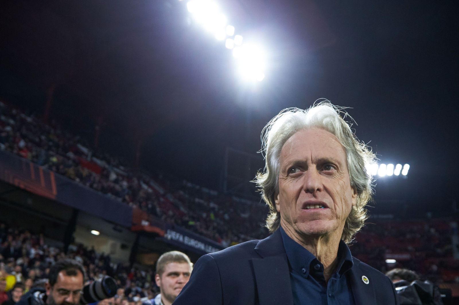 Jorge Jesús, durante el partido de ida en el Sánchez-Pizjuán.